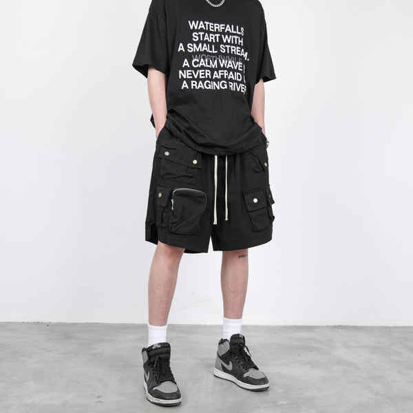 Pantalones Cargo Sueltos con Múltiples Bolsillos