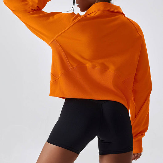 Sudadera Deportiva para Mujer con Cierre de Medio Zip y Mangas Largas - Image 5