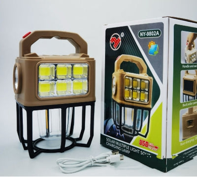 Lámpara Solar Portátil para Camping - Luz Multifuncional para Tienda de Campaña - Image 6