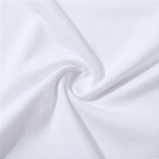 Camiseta Blanca Estampada MP3 para Mujer - Image 5