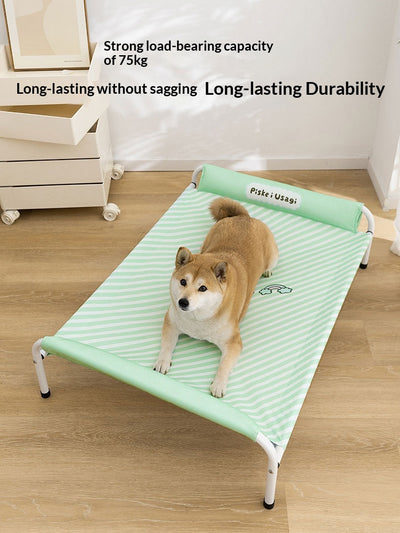 Cama de Camping para Perros Medianos y Grandes con Diseño de Rayas Divertidas - Image 17