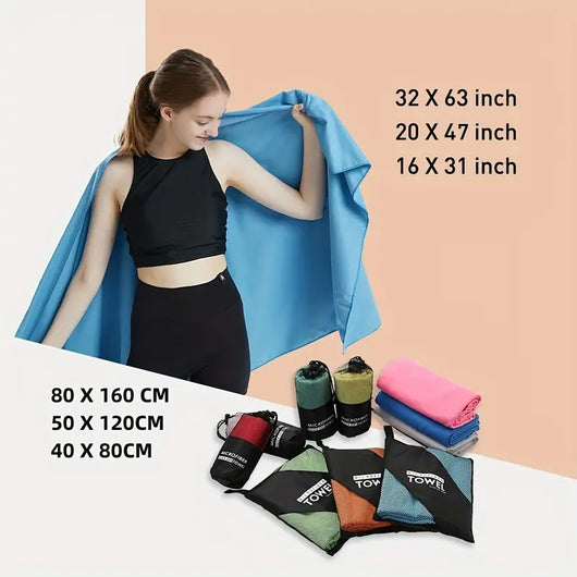 Toalla Deportiva Multicolor de Secado Rápido y Portátil - Image 23