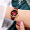 Reloj Pulsera Mujer Diseño Bambú con Patrón de Nudo - Estilo Minimalista
