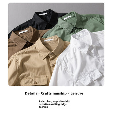 Polo Cargo Casual Hombre Colores Sólidos - Image 17