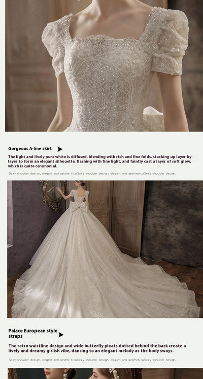Vestido de Novia Retro Mori Fairy - Estilo Onírico y Romántico - Image 5