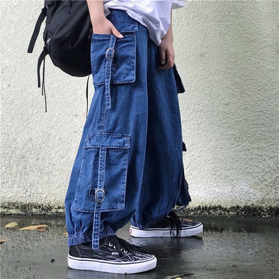 Jeans Jogger con Cordón y Bolsillos Cargo - Estilo Relajado que Estiliza - Image 19