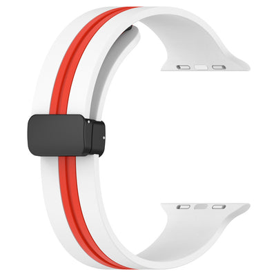 Cinturón Bicolor con Hebilla Magnética de Diseño Moderno - Image 2