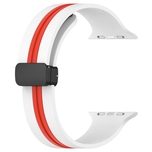 Cinturón Bicolor con Hebilla Magnética de Diseño Moderno - Image 2