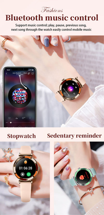 Reloj Inteligente H20 para Mujer con Llamadas Bluetooth HD - Image 17