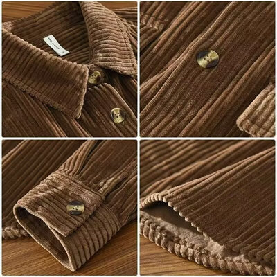 Camisa de Pana Premium para Hombre - Primavera y Otoño - Image 12