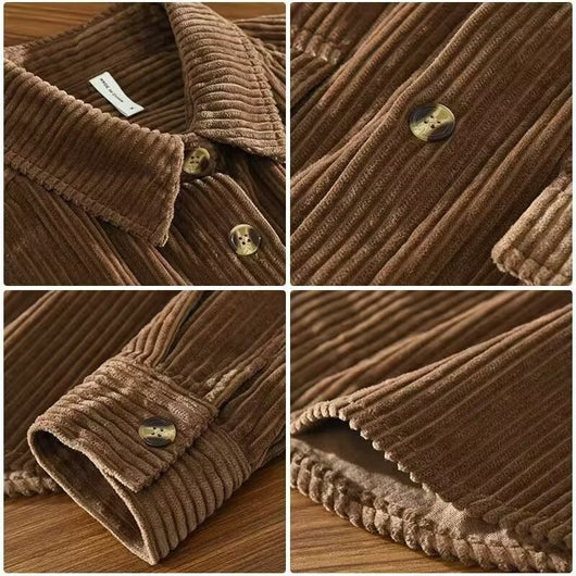 Camisa de Pana Premium para Hombre - Primavera y Otoño - Image 12