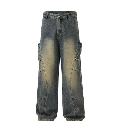 Jeans Rectos Holgados Estilo Retro para Hombre - Image 11