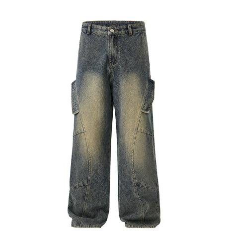 Jeans Rectos Holgados Estilo Retro para Hombre - Image 11