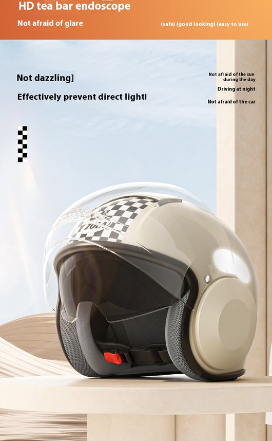 Casco Integral Motocicleta Eléctrica Doble Espejo Invierno con Diseño Personalizado - Image 16