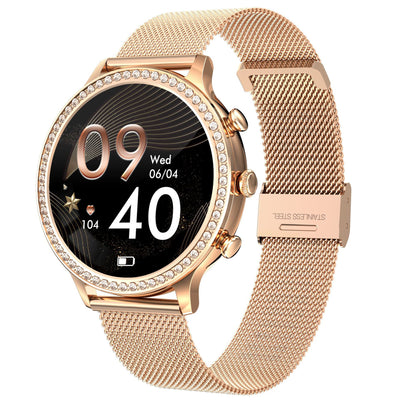 Reloj Inteligente para Mujer con Llamadas Bluetooth y Correa de Silicona - Image 14