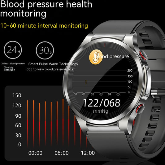 Reloj Inteligente Multifunción con Monitor de Glucosa, ECG y Presión Arterial