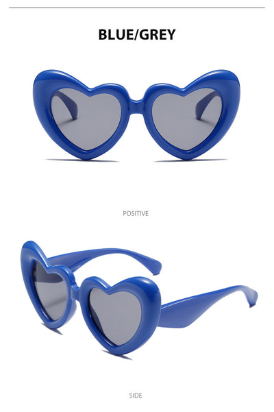 Gafas de Sol Forma de Corazón Marco Grueso Amor - Image 20