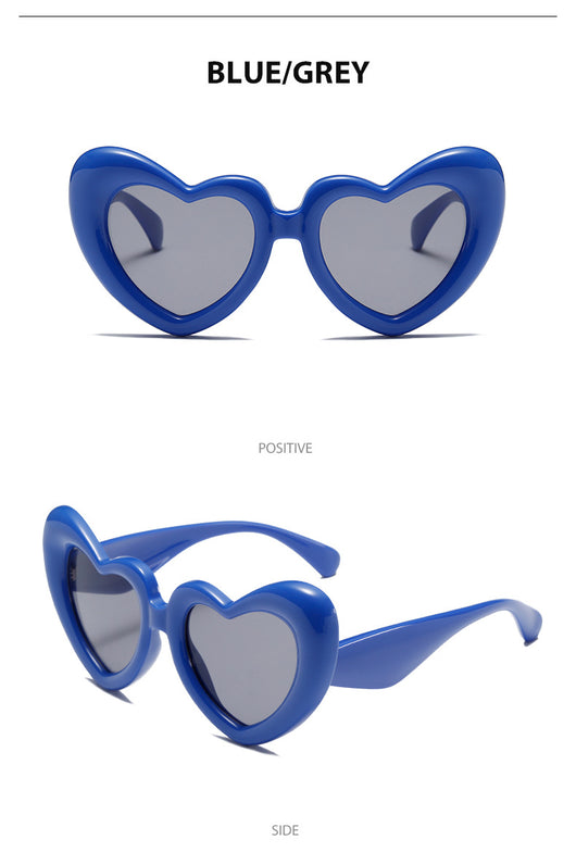 Gafas de Sol Forma de Corazón Marco Grueso Amor - Image 20