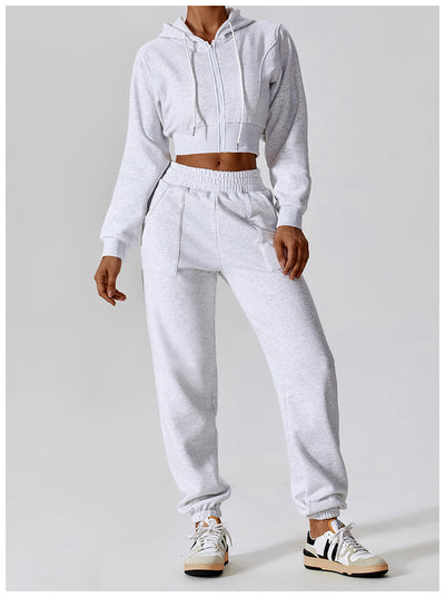 Pantalones Deportivos de Terciopelo Polar para Mujer - Corte Recto y Cómodo - Image 8