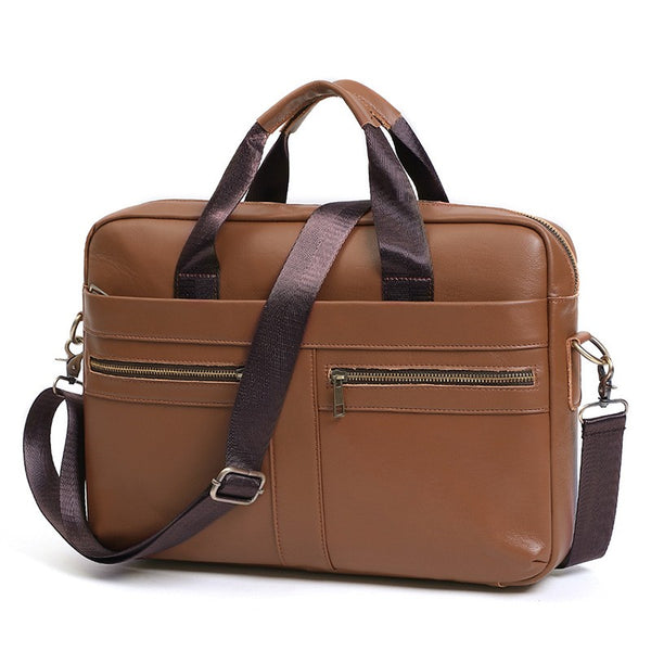 Bolso de Cuero Genuino para Hombre - Diseño Casual y Versátil