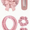 Pink Shower Cap 4 Pieces Opp