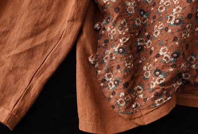 Chaqueta Étnica Retro Suelta Cuello V Manga Larga - Image 11
