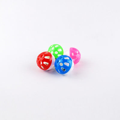 Multicolor pet cat toy set with feather wands, plush mice, sisal balls, plastic balls, and a catnip pouch. - Image 6