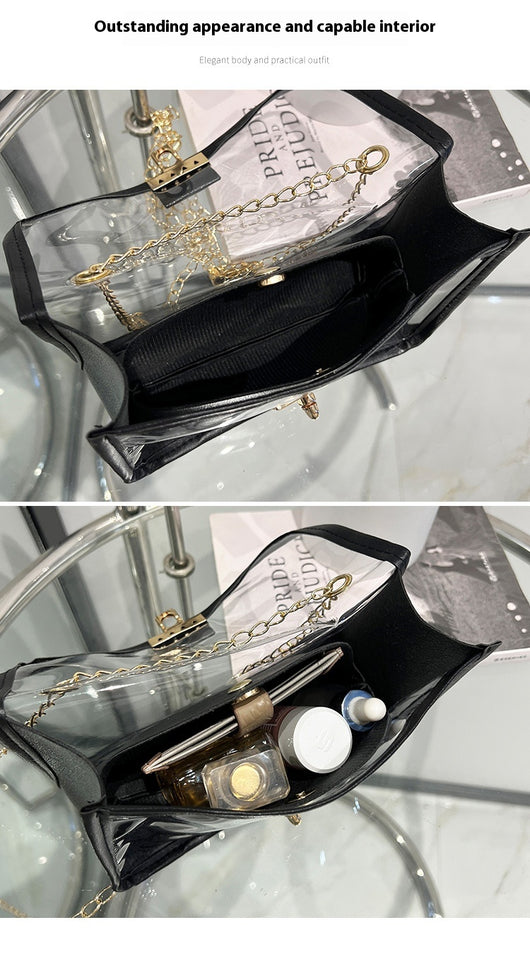 Bolsa Mensajera Transparente de Verano para el Hombro - Image 14