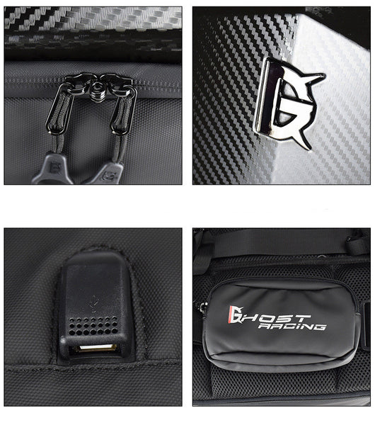 Mochila de Casco Duro para Motociclista con Protección de Hombro - Image 9
