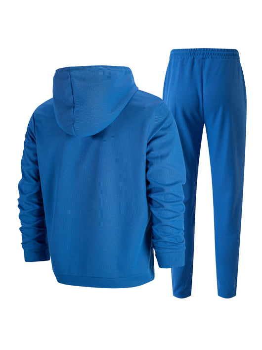 Conjunto Deportivo Dos Piezas con Sudadera Texturizada y Pantalón Largo - Image 10