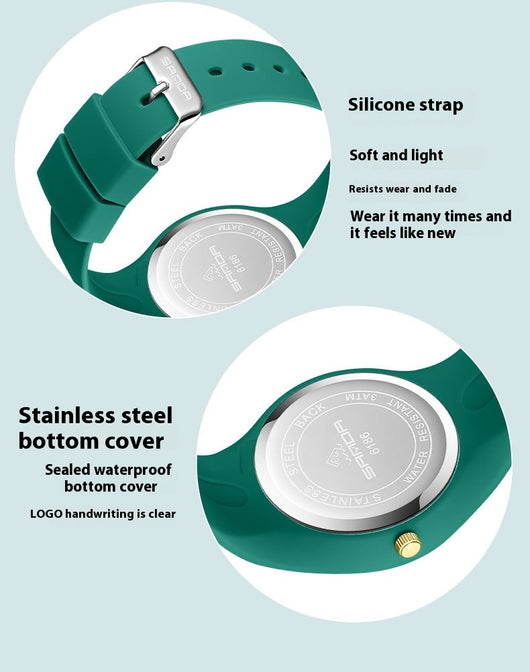 Reloj Digital Deportivo Resistente al Agua con Correa de Silicona Ultraligera - Image 40