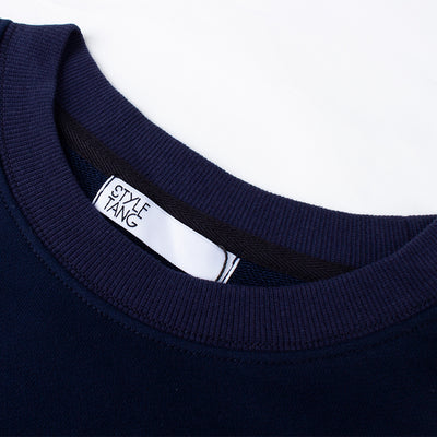 Suéter Cropped Retro Americano con Bordado Marino - Image 10