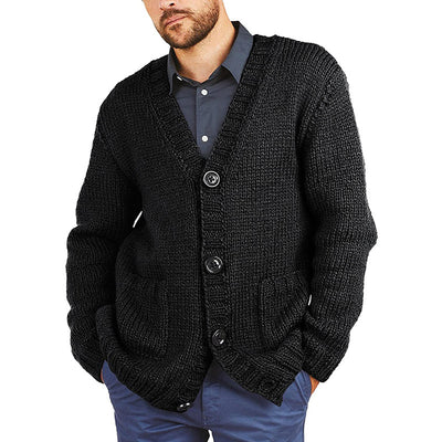 Cardigan Marrón Entallado con Cuello de Solapa y Mangas Largas Acolchado - Image 7