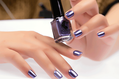 Esmalte de Uñas Espejo Plateado en Acero Inoxidable - Image 19