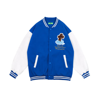 Chaqueta Suelta con Cuello Alto Contrastado - Estilo Urbano - Image 10