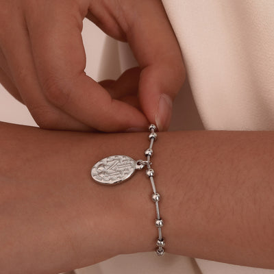 Pulsera de Acero Inoxidable Diseño Cruz Ovalado - Image 12