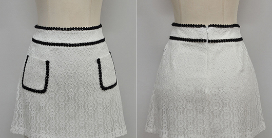 Conjunto Elegante: Blusa de Volantes y Falda Cintura Alta - Image 16