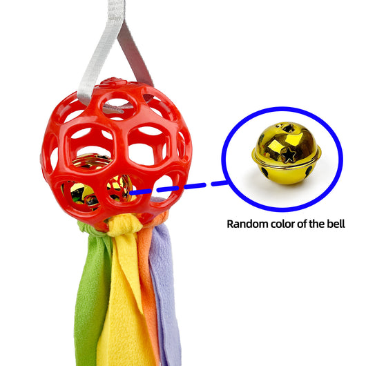 Pelota Interactiva Hueca con Sonido para Perros y Gatos - Juguete Educativo con Campana - Image 3