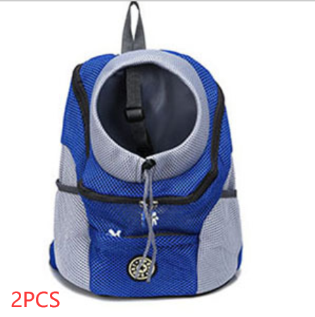 Lime green mesh pet backpack with grey trim, black zipper, and internal leash clip, shown from the front. - Image 9