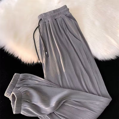 Pantalones Ice Silk Hombre - Pantalón Deportivo Casual Ligero con Cintura Ajustable - Image 13
