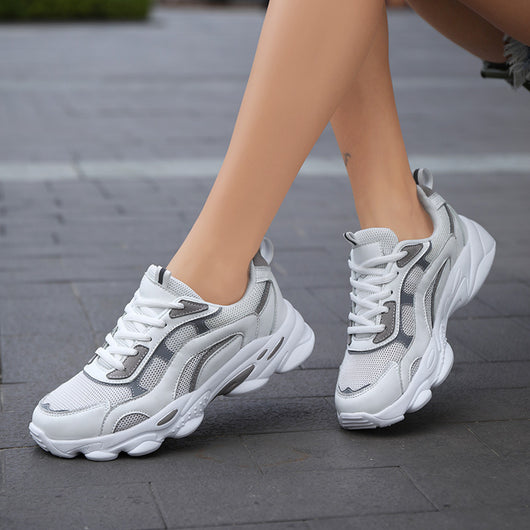 Zapatillas Deportivas Casual Mujer con Suela Gruesa y Malla Transpirable - Image 3