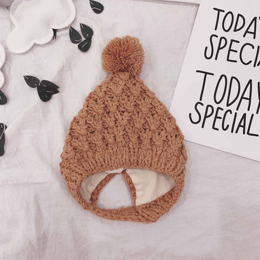 Gorro Tejido Bebé Estilo Vaquero Combinable - Image 16