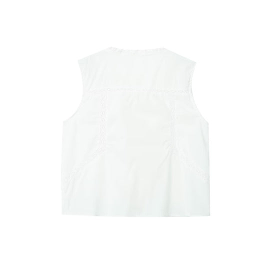 Blusa Sin Mangas Elegante Diseño Europeo Versátil - Image 5