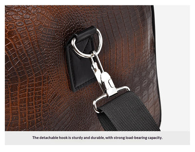 Bolsa de Viaje Deportiva para Hombre con Patrón Cocodrilo Personalizable - Image 9