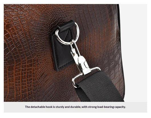Bolsa de Viaje Deportiva para Hombre con Patrón Cocodrilo Personalizable - Image 9