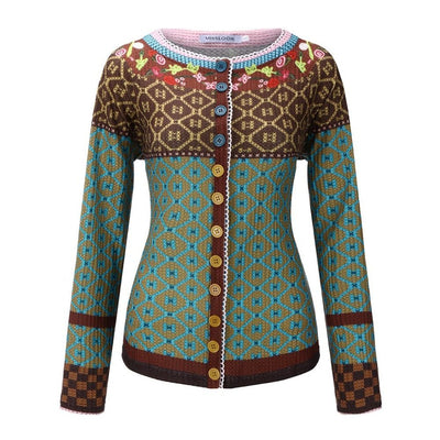 Abrigo Suéter Largo Tejido para Mujer - Abrigo de Invierno - Image 8
