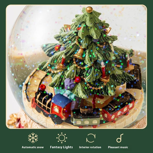 Caja de Música Giratoria con Bola de Cristal de Copo de Nieve - Image 11