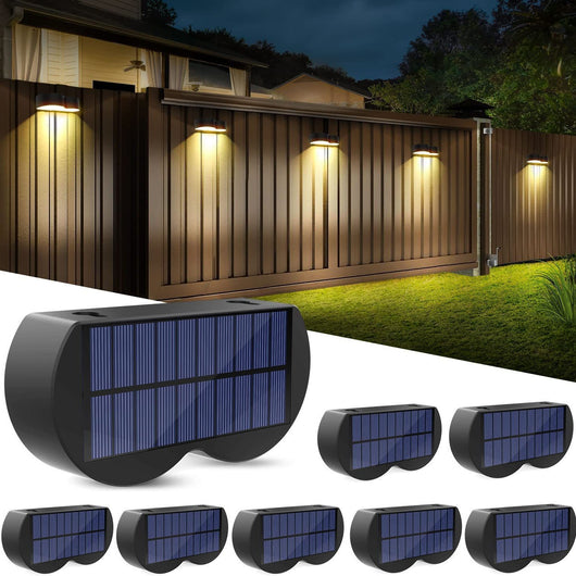 Lámpara Solar para Cerca y Decoración Exterior