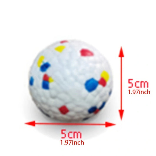 Orange and white pet intelligence ball dispenser with three foam balls, designed as a dog toy. - Image 10