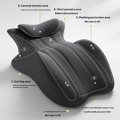 Almohada de Espuma Viscoelástica para Leer y Descansar en Posición Prona - Image 3